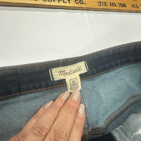 Madewell Indigo Curvy Cali Demi Boot Cut Jeans Size 28 - Picture 5 of 7